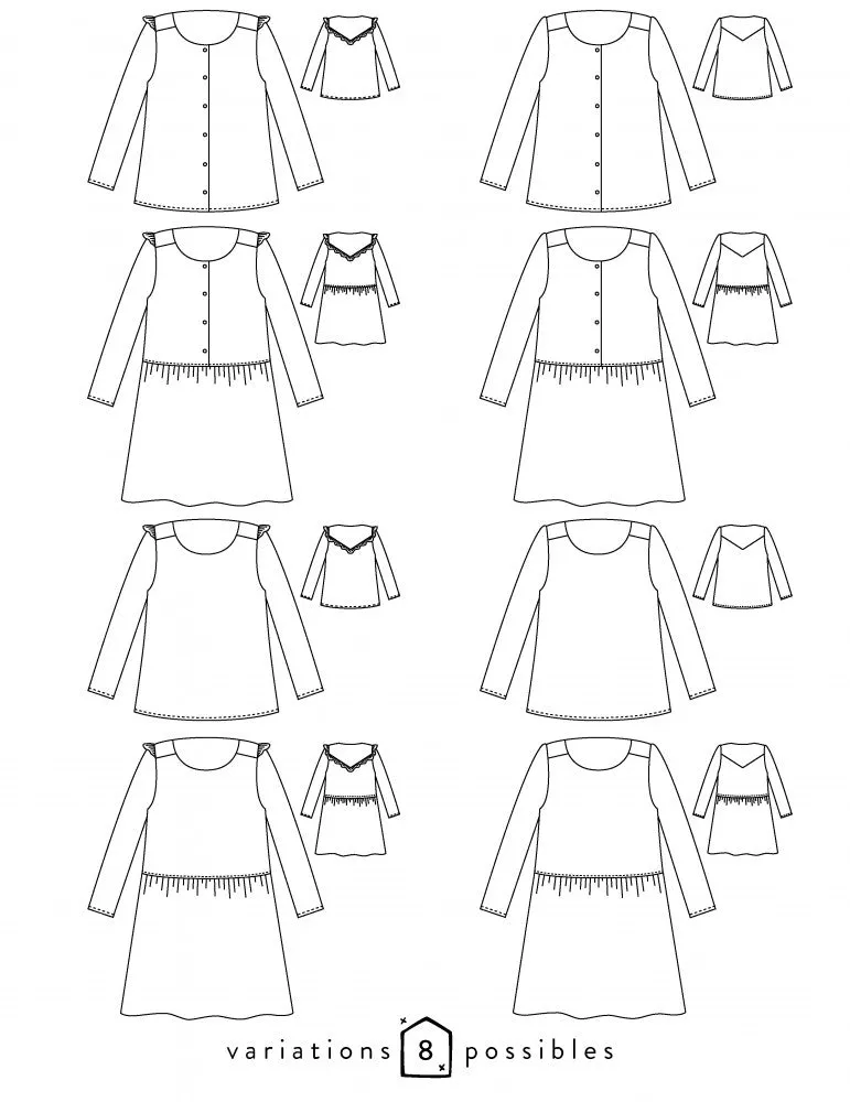 Atelier Scämmit Vertige Blouse and Dress
