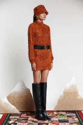 Auburn Feathered Top