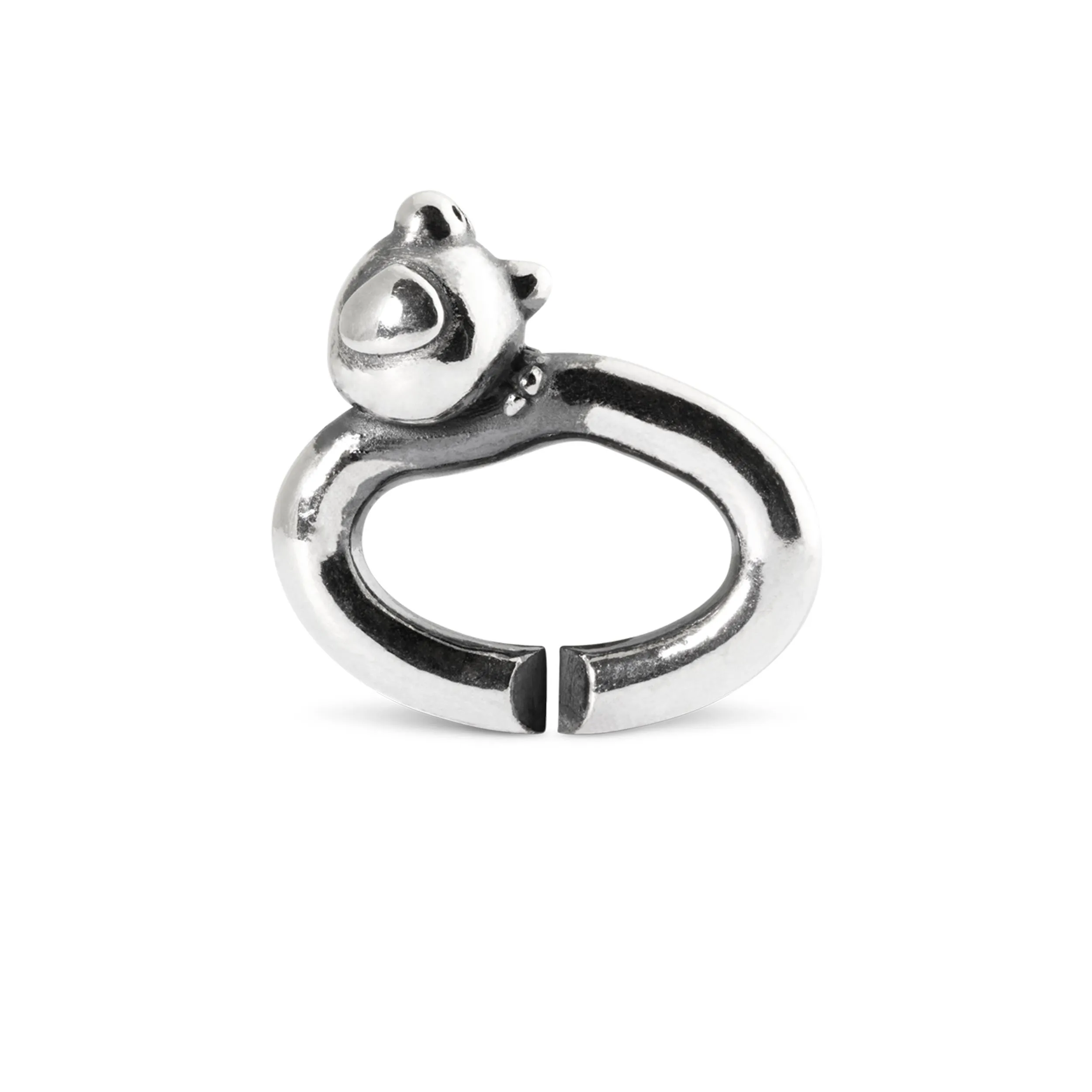 Cute Bird, Single Silver Link