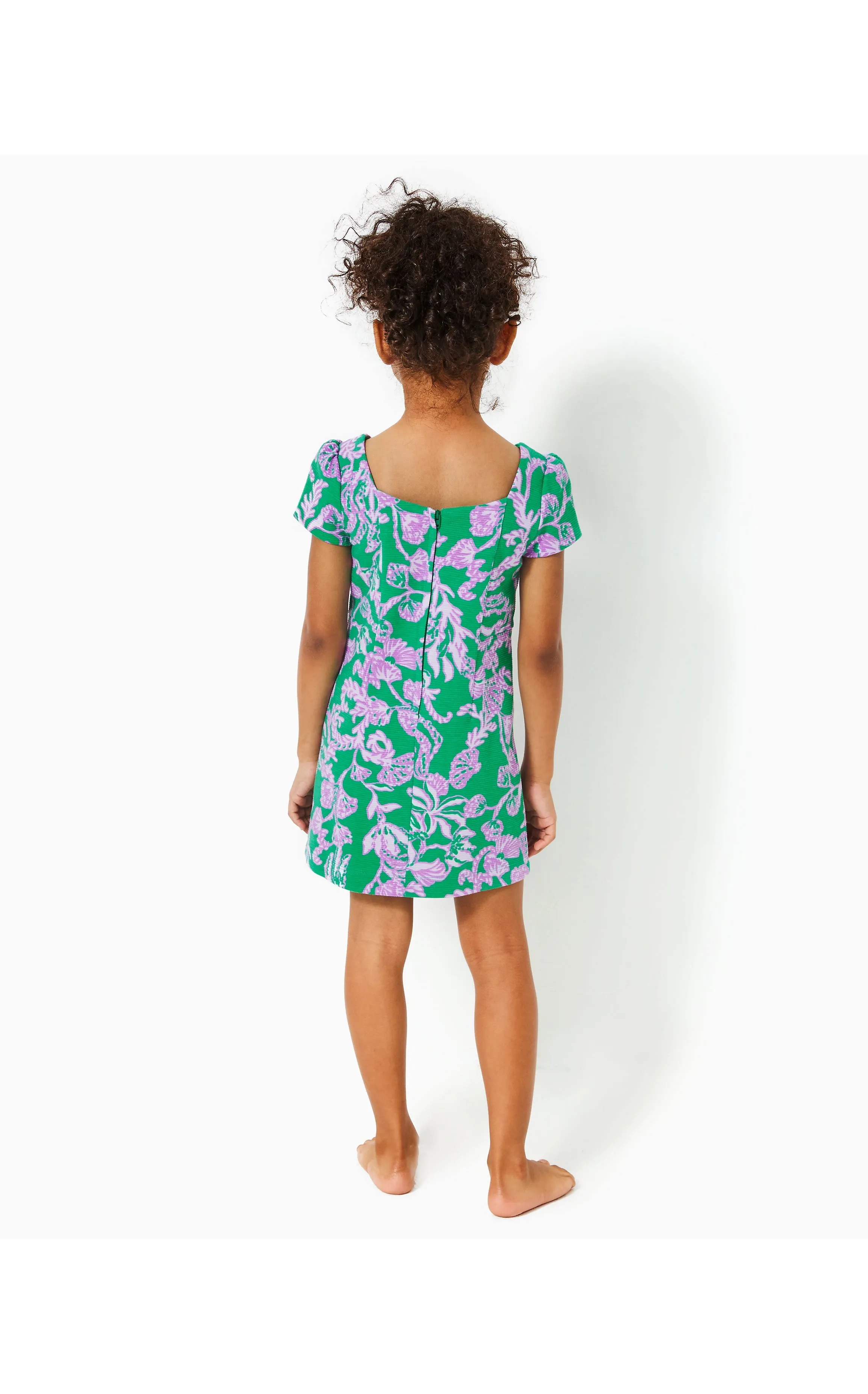 Girls Mini Montrey Dress Salty Sandbar