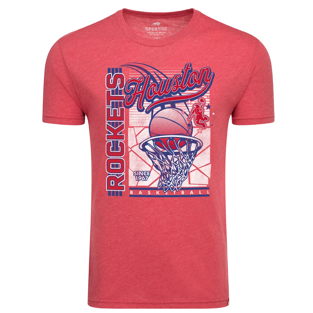 Men's Houston Rockets Sportiqe Hometown Heroes City Edition Waycross Comfy T-Shirt