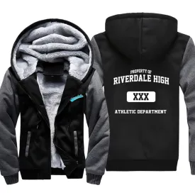 Riverdale Jackets - Solid Color Riverdale Series Athletic Department Fleece Jacket